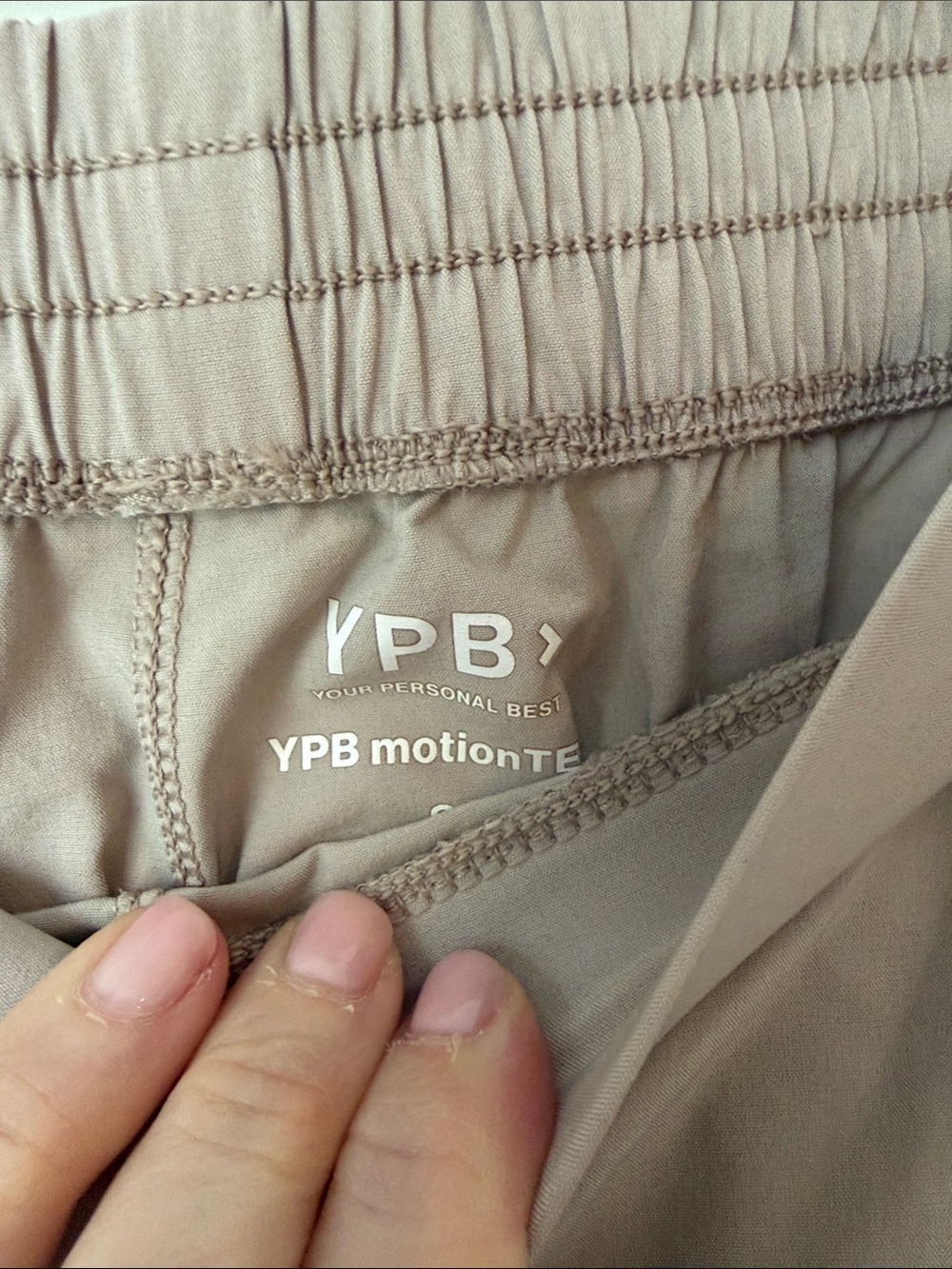 Abercrombie & Fitch Neutral Taupe Wide-Leg Pull-On Pants your personal best - Picture 3 of 7